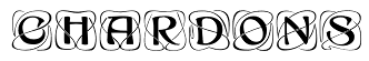 Gradl Initialen jugenstil font